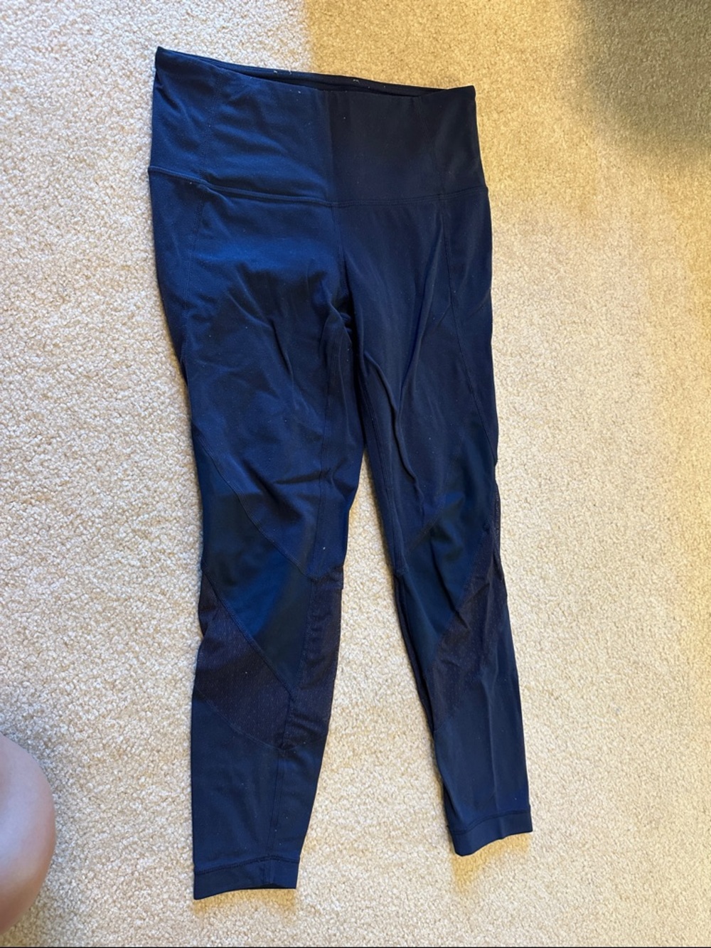 High-Waisted Navy Active Leggings